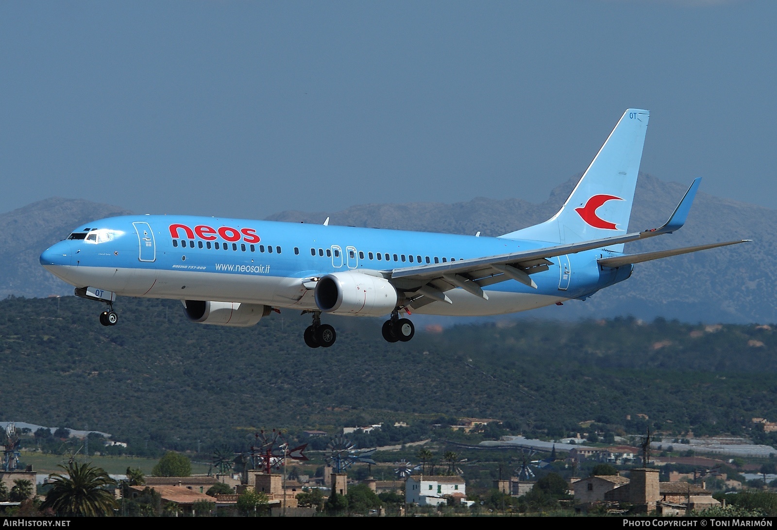 Aircraft Photo of I-NEOT | Boeing 737-86N | Neos | AirHistory.net #73163