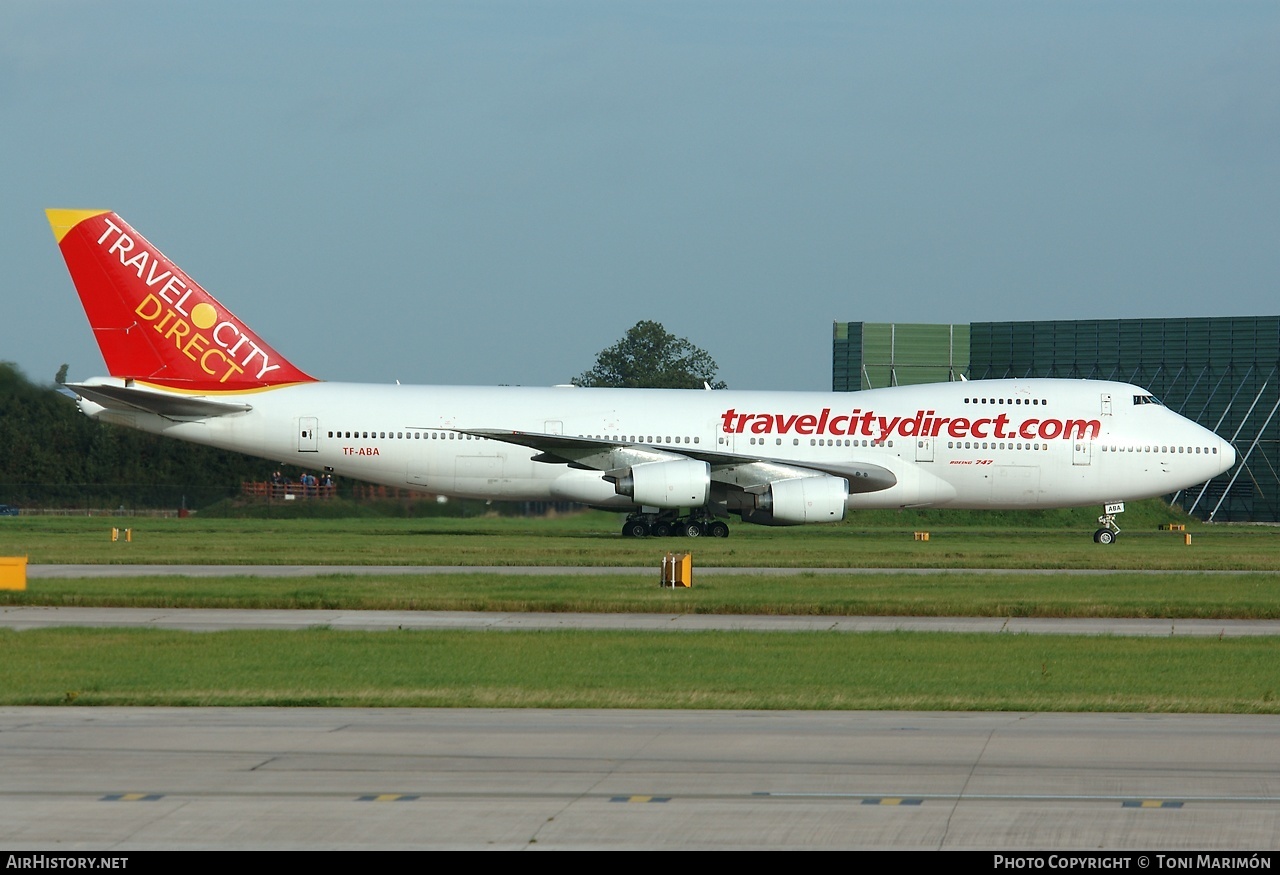 Aircraft Photo of TF-ABA | Boeing 747-267B | Travel City Direct | AirHistory.net #73190