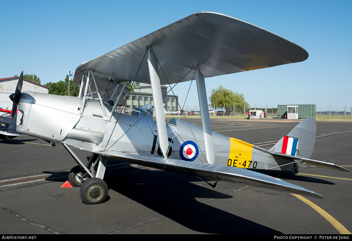Aircraft Photo of G-ANMY / DE470 | De Havilland D.H. 82A Tiger Moth II | UK - Air Force | AirHistory.net #73196