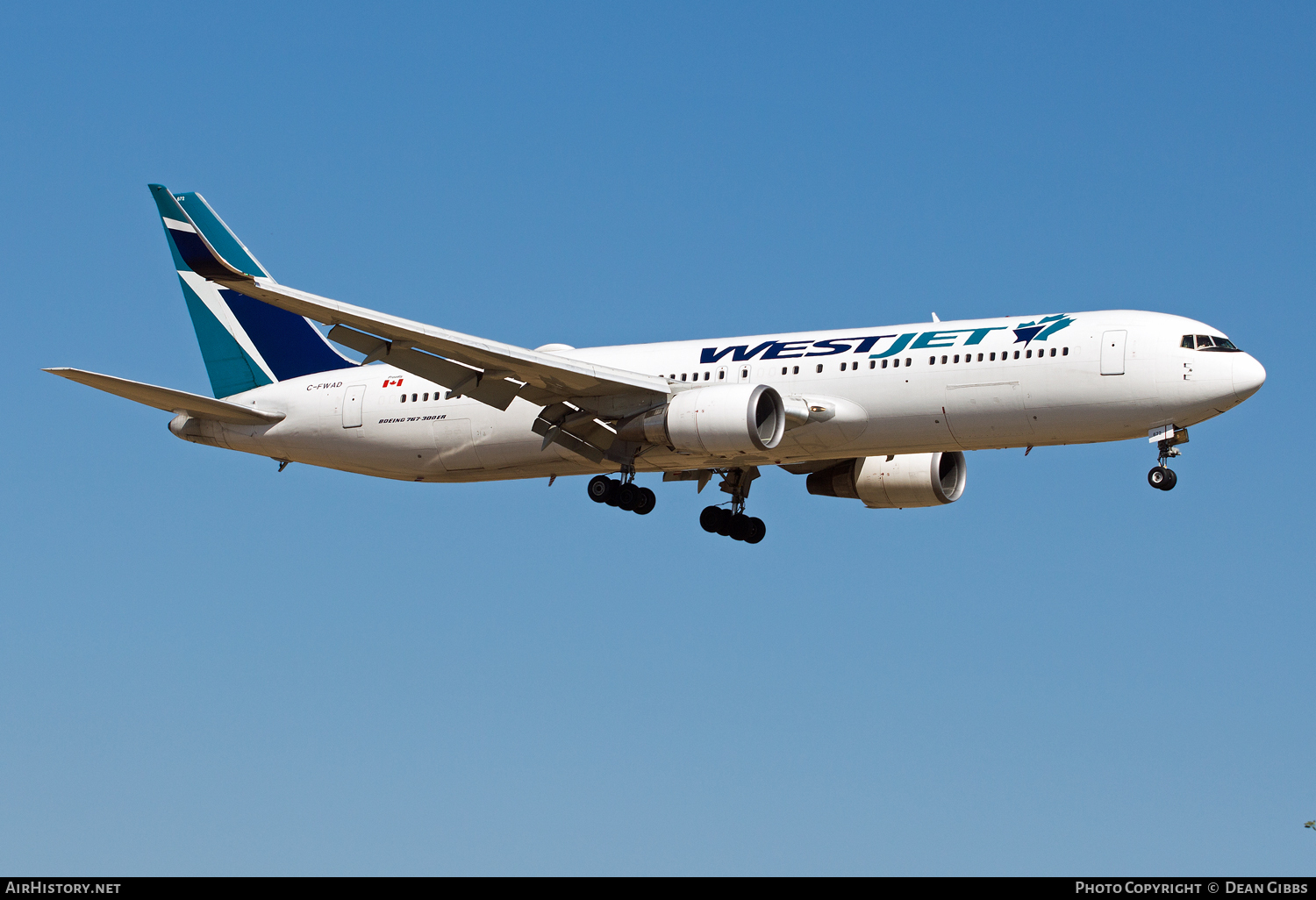 Aircraft Photo of C-FWAD | Boeing 767-338/ER | WestJet | AirHistory.net #73205