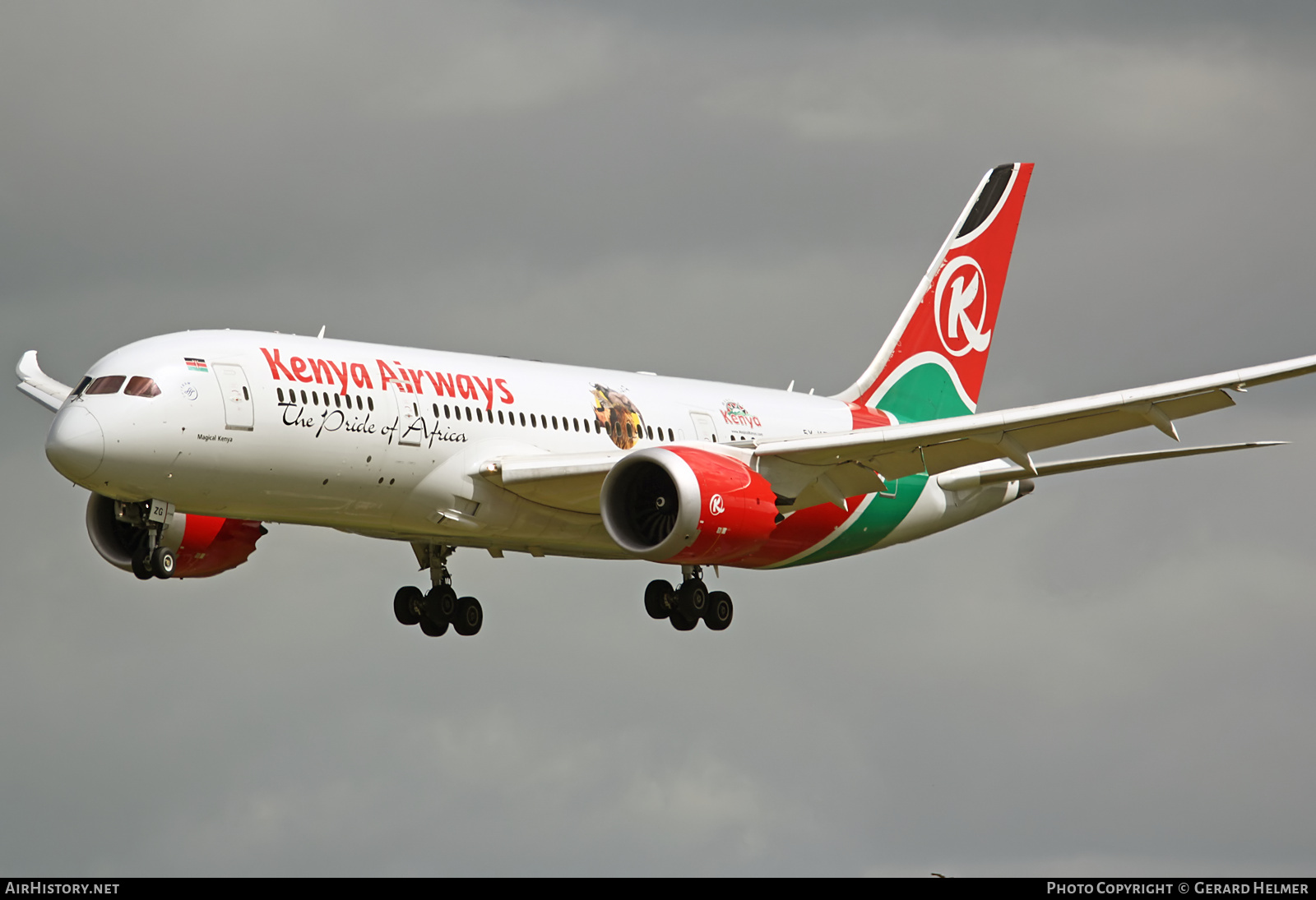 Aircraft Photo of 5Y-KZG | Boeing 787-8 Dreamliner | Kenya Airways | AirHistory.net #73207