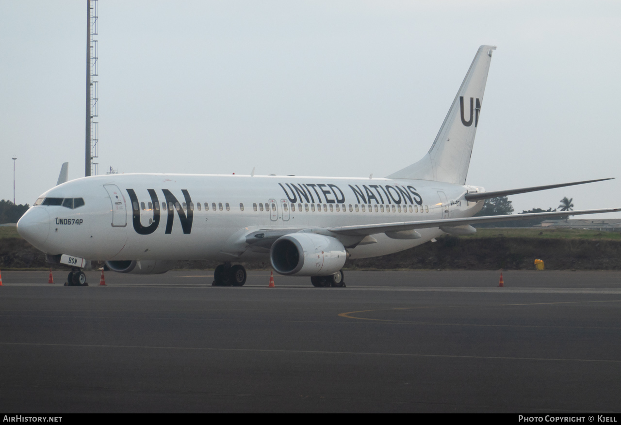 Aircraft Photo of VP-BOW | Boeing 737-8Q8 | United Nations | AirHistory.net #73212