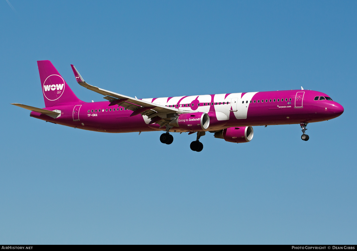 Aircraft Photo of TF-GMA | Airbus A321-211 | WOW Air | AirHistory.net #73226