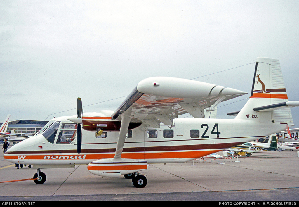 Aircraft Photo of VH-RCC | GAF N-22B Nomad | AirHistory.net #73230