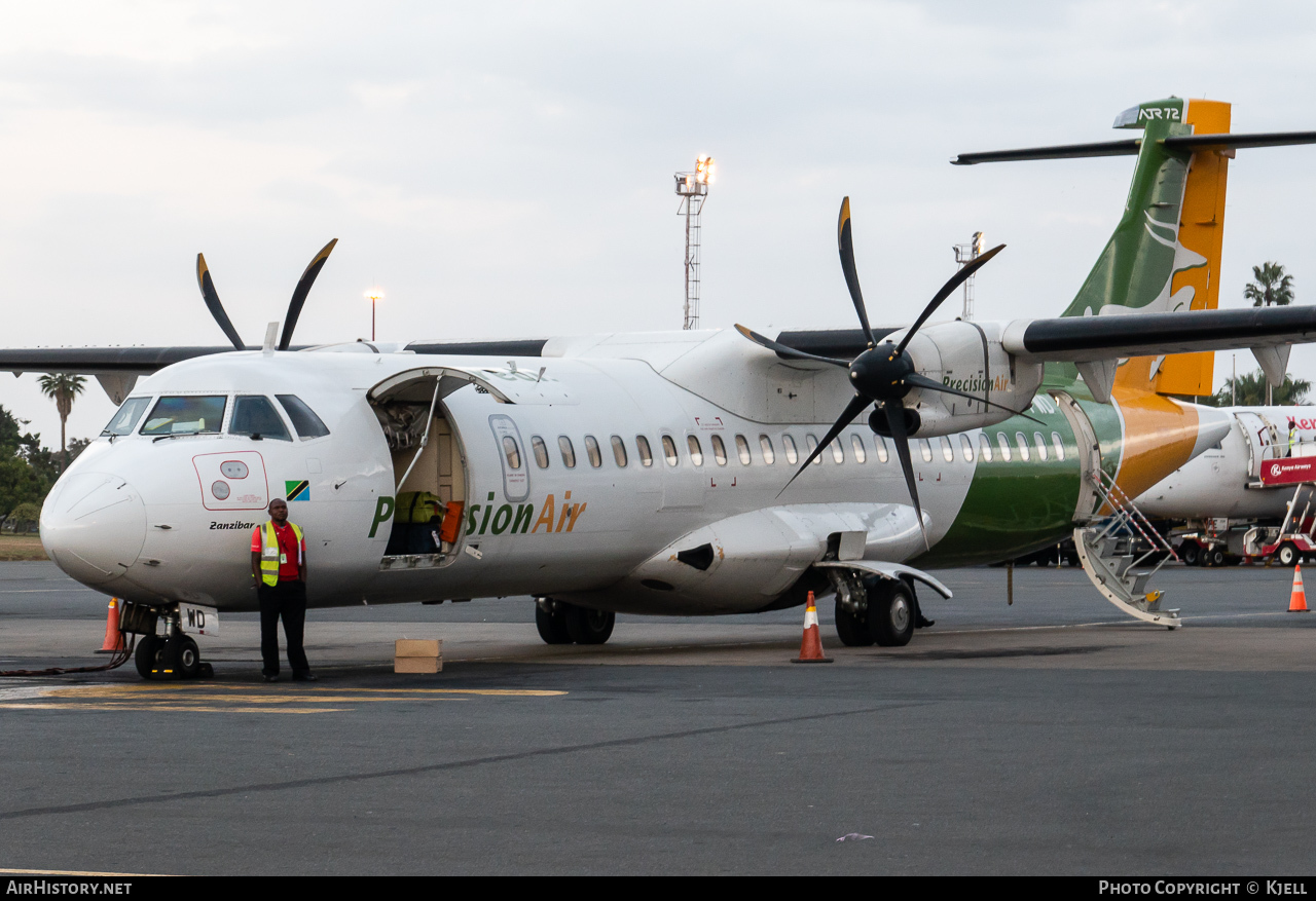 Aircraft Photo of 5H-PWD | ATR ATR-72-500 (ATR-72-212A) | Precision Air | AirHistory.net #73240