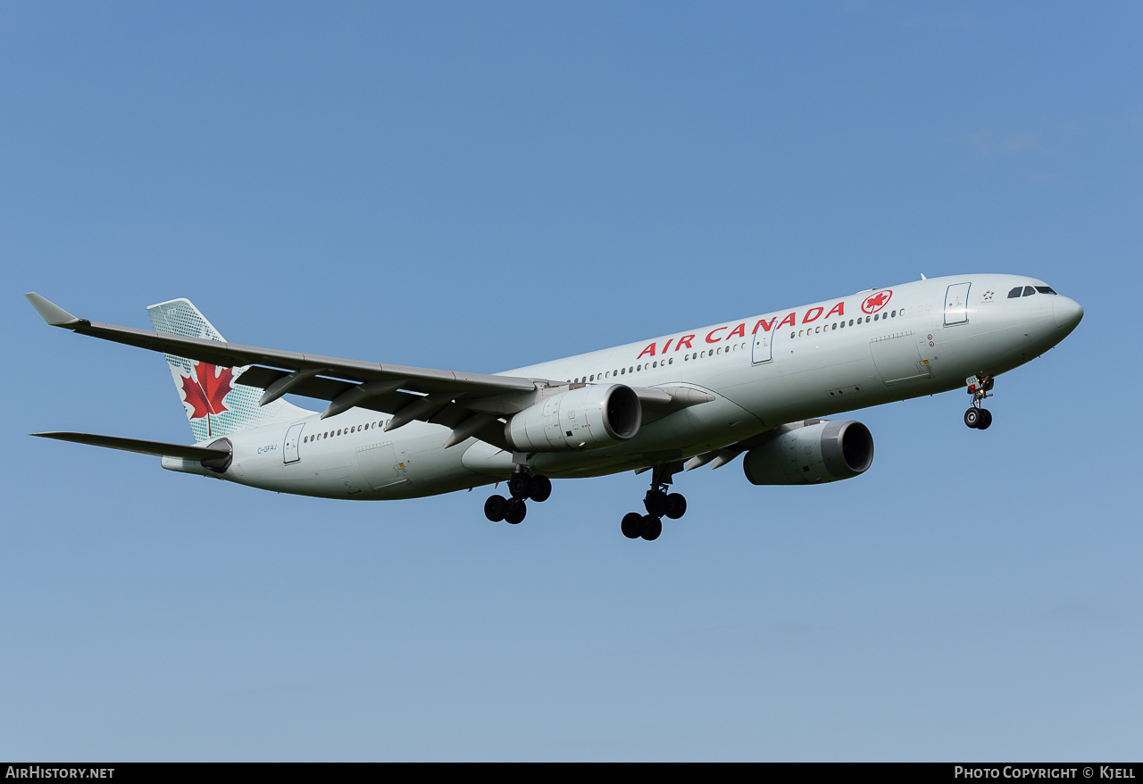 Aircraft Photo of C-GFAJ | Airbus A330-343 | Air Canada | AirHistory.net #73267