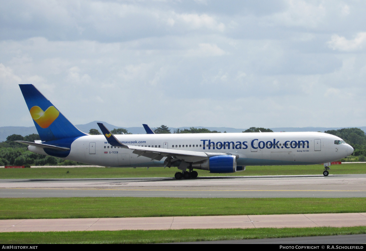Aircraft Photo of G-TCCB | Boeing 767-31K/ER | Thomas Cook Airlines | AirHistory.net #73273