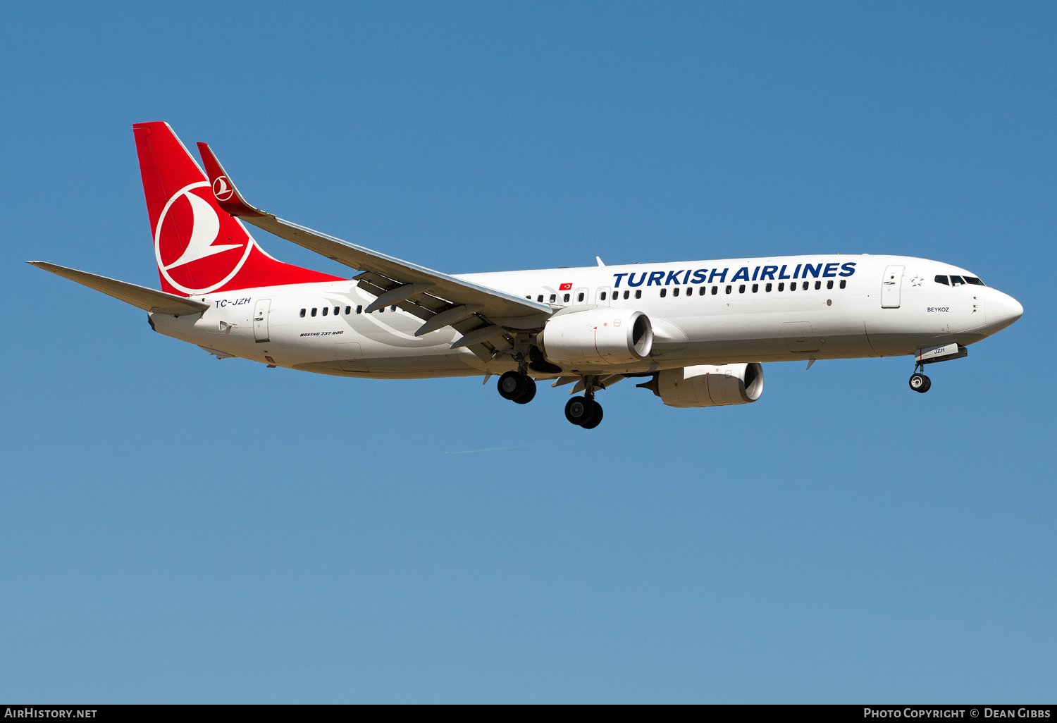 Aircraft Photo of TC-JZH | Boeing 737-800 | Turkish Airlines | AirHistory.net #73285
