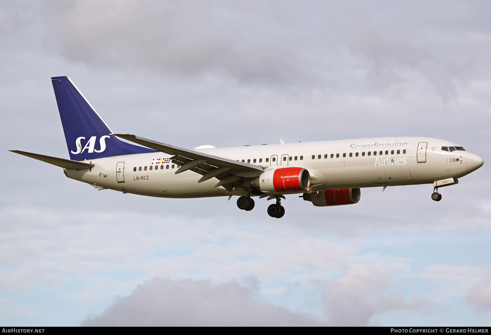 Aircraft Photo of LN-RCZ | Boeing 737-883 | Scandinavian Airlines - SAS | AirHistory.net #73304