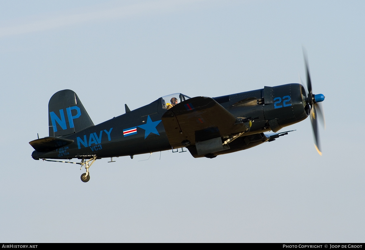 Aircraft Photo of F-AZEG / 124724 | Vought F4U-5NL Corsair | USA - Navy | AirHistory.net #73309