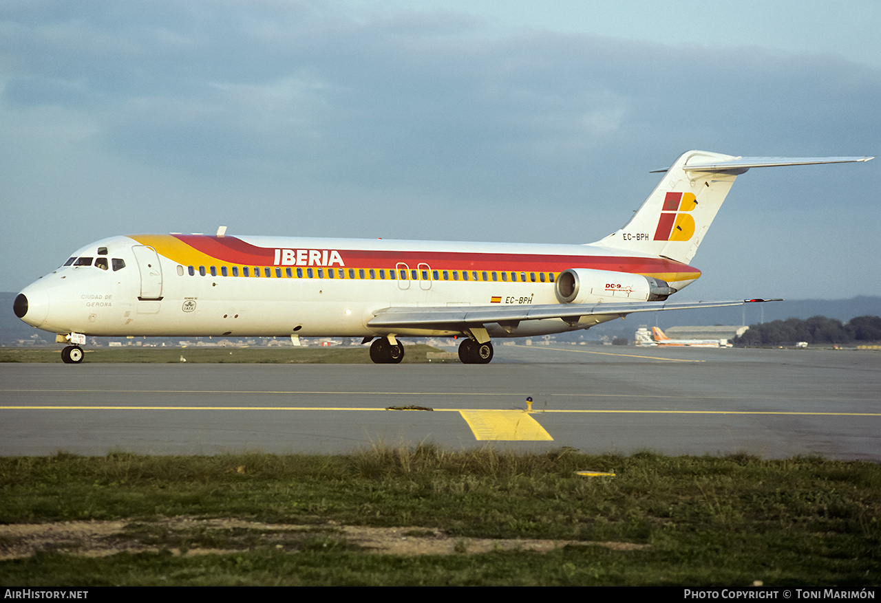 Aircraft Photo of EC-BPH | McDonnell Douglas DC-9-32 | Iberia | AirHistory.net #73317