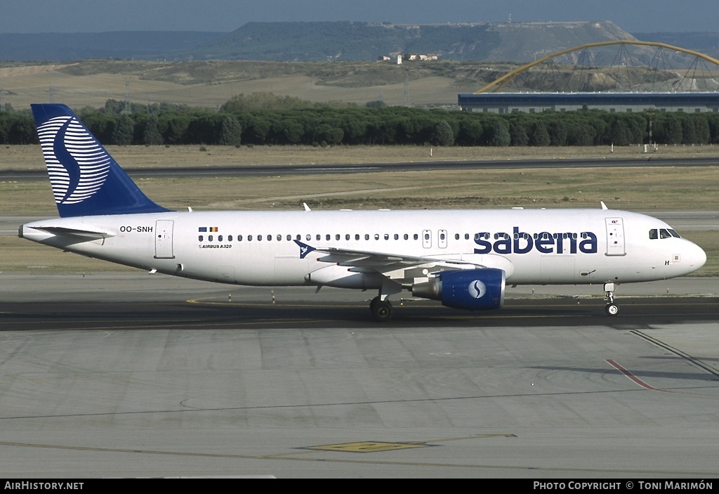 Aircraft Photo of OO-SNH | Airbus A320-214 | Sabena | AirHistory.net #73327