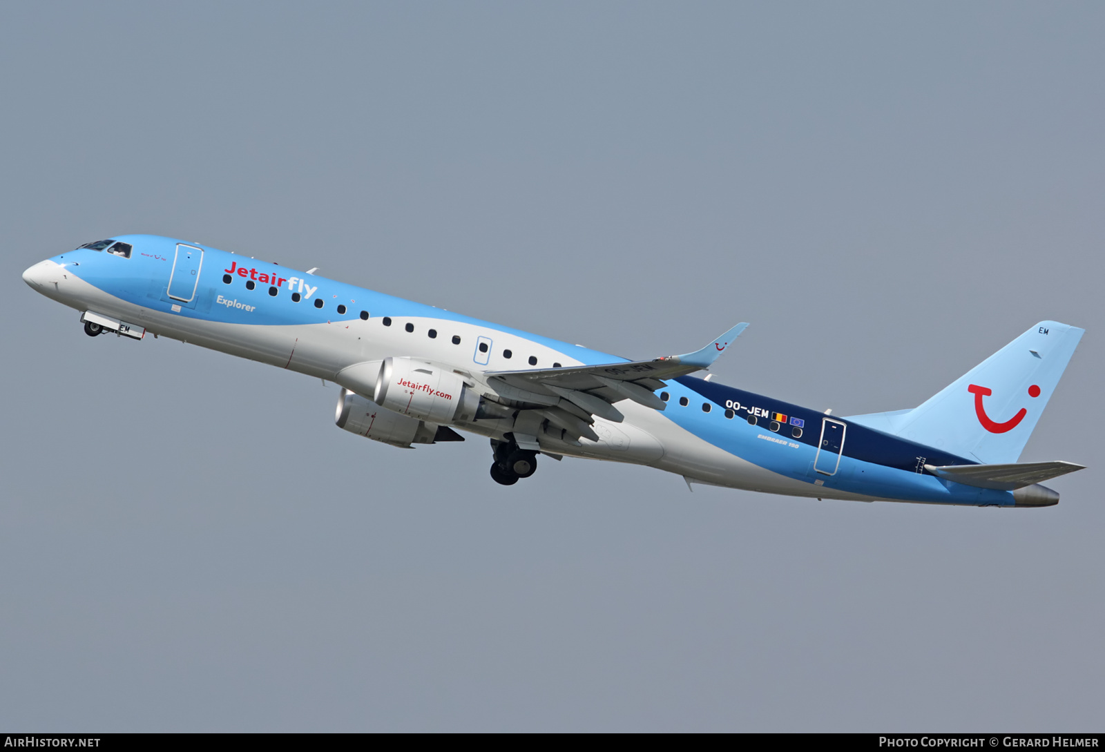 Aircraft Photo of OO-JEM | Embraer 190STD (ERJ-190-100STD) | Jetairfly | AirHistory.net #73345