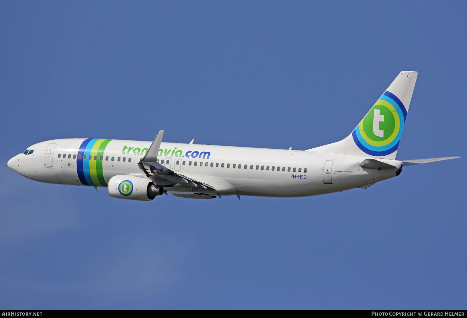 Aircraft Photo of PH-HSD | Boeing 737-8K2 | Transavia | AirHistory.net #73350