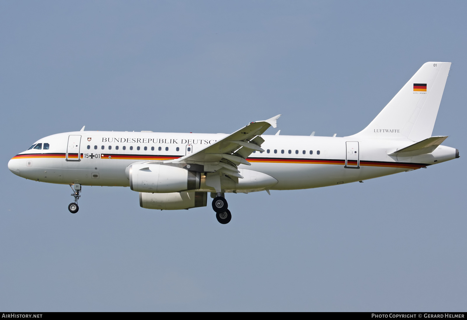 Aircraft Photo of 1501 | Airbus ACJ319 (A319-133/CJ) | Germany - Air Force | AirHistory.net #73363