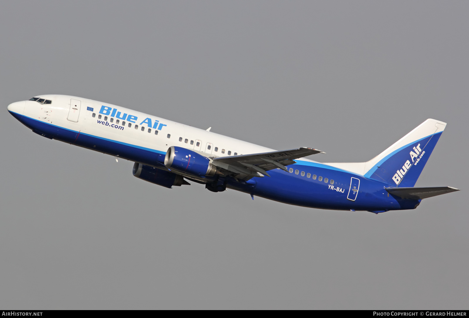 Aircraft Photo of YR-BAJ | Boeing 737-430 | Blue Air | AirHistory.net #73364