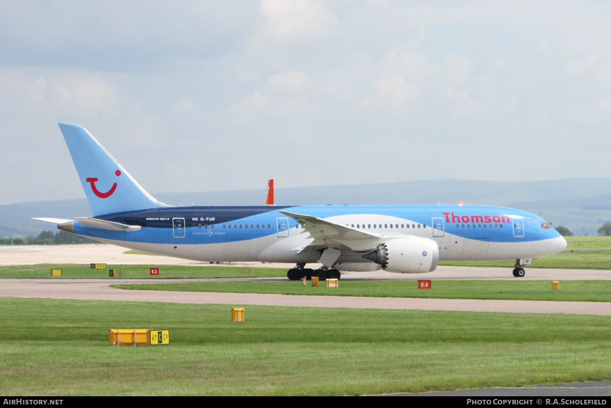 Aircraft Photo of G-TUIF | Boeing 787-8 Dreamliner | Thomson Airways | AirHistory.net #73377
