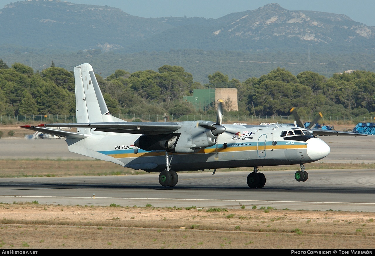 Aircraft Photo of HA-TCN | Antonov An-26 | CityLine Hungary | AirHistory.net #73382