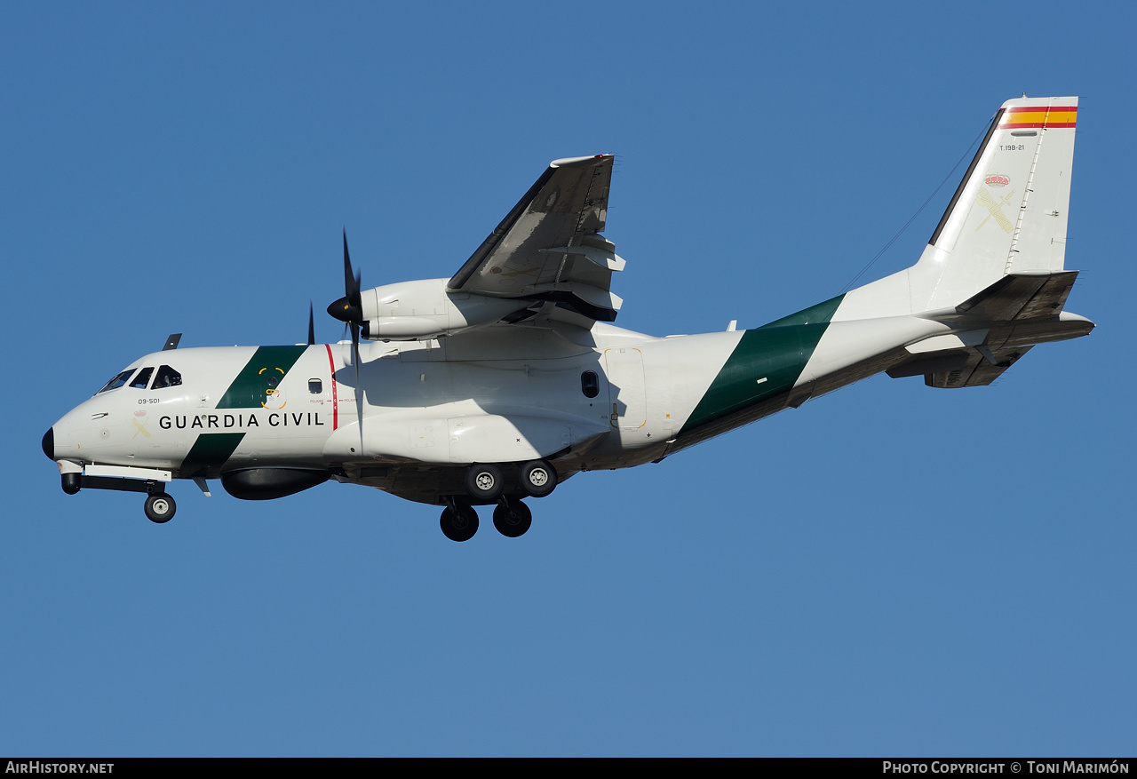 Aircraft Photo of T19B-21 | CASA/IPTN CN235M-300 MPA | Spain - Guardia Civil | AirHistory.net #73385