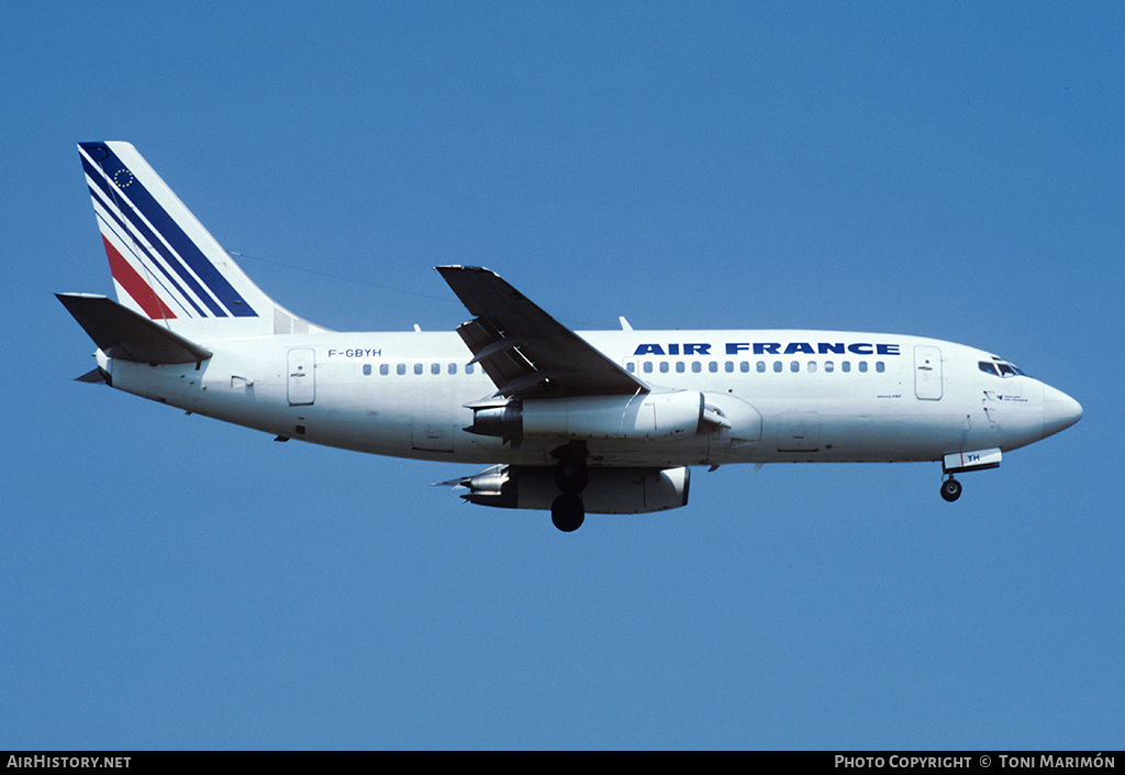 Aircraft Photo of F-GBYH | Boeing 737-228/Adv | Air France | AirHistory.net #73387