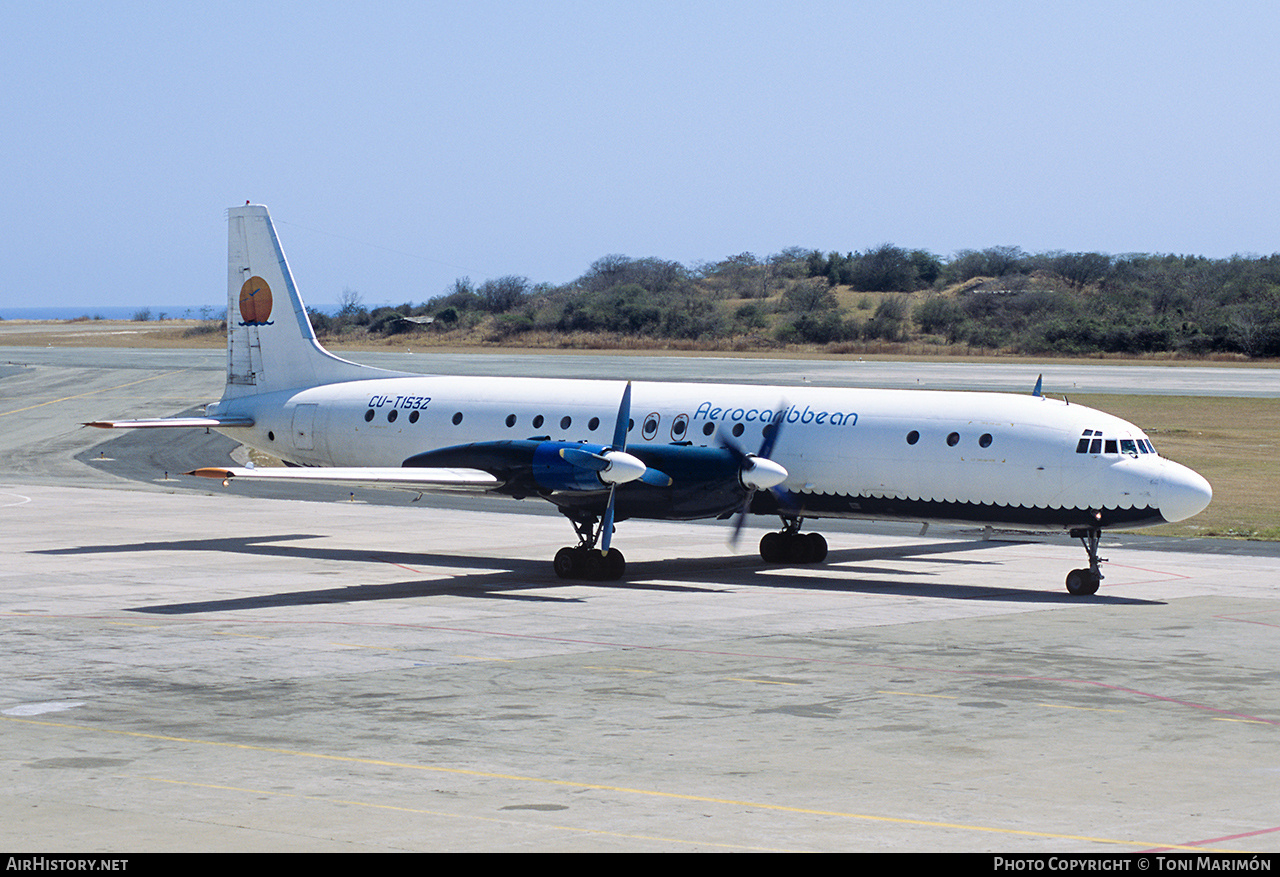 Aircraft Photo of CU-T1532 | Ilyushin Il-18D | Aerocaribbean | AirHistory.net #73388