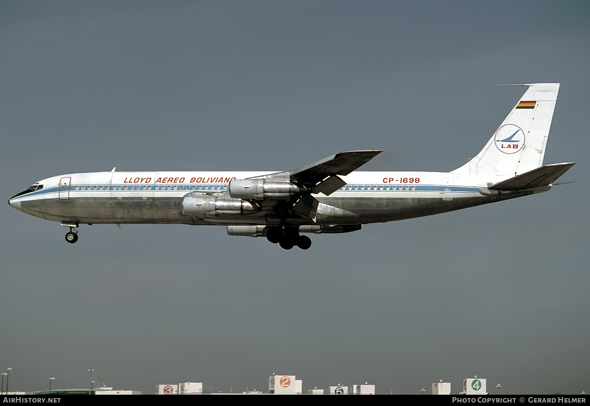 Aircraft Photo of CP-1698 | Boeing 707-323C | Lloyd Aereo Boliviano - LAB | AirHistory.net #73393