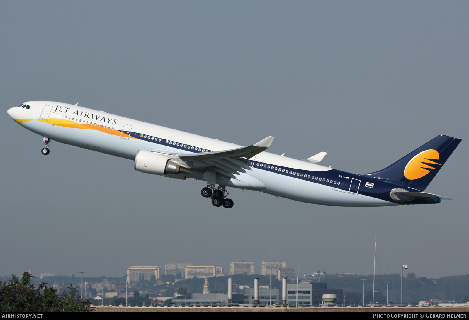 Aircraft Photo of VT-JWR | Airbus A330-302 | Jet Airways | AirHistory.net #73394