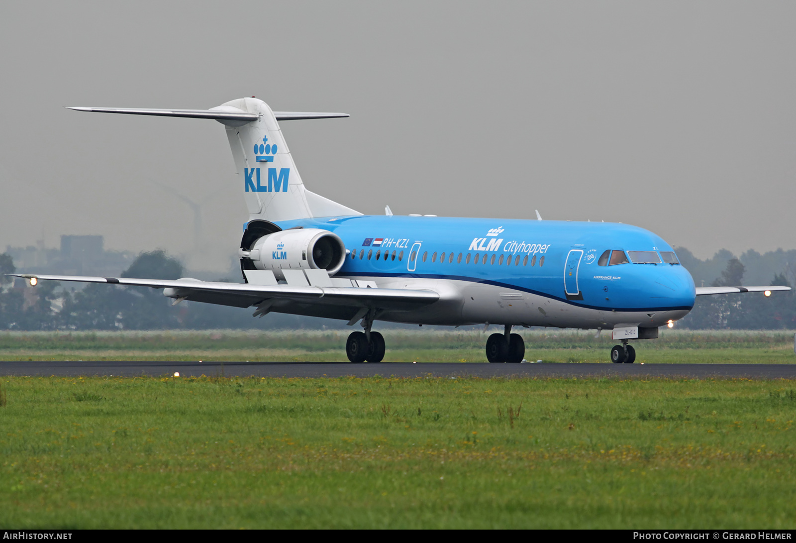 Aircraft Photo of PH-KZL | Fokker 70 (F28-0070) | KLM Cityhopper | AirHistory.net #73400