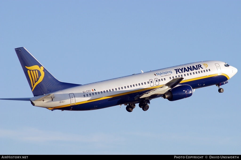Aircraft Photo of EI-CSV | Boeing 737-8AS | Ryanair | AirHistory.net #73410