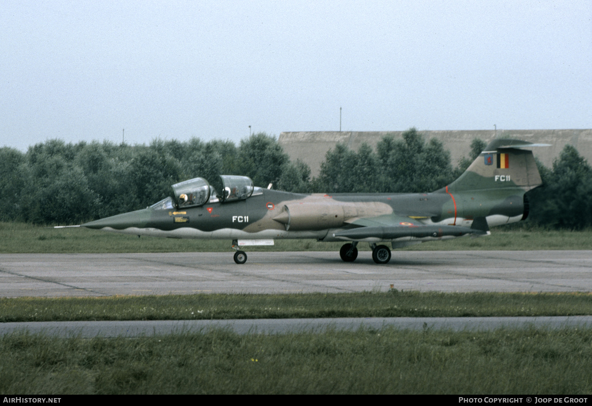 Aircraft Photo of FC11 | Lockheed TF-104G Starfighter | Belgium - Air Force | AirHistory.net #73427