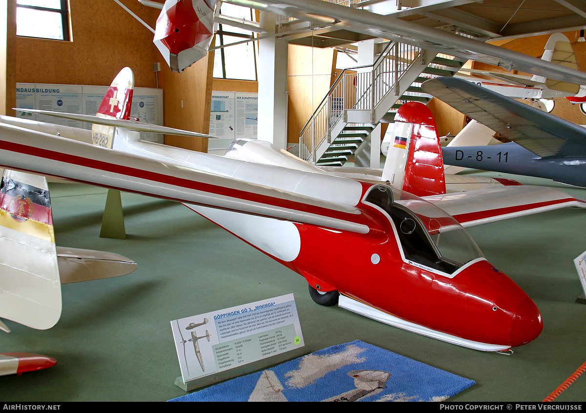 Aircraft Photo of HB-282 | Göppingen Gö-3 Minimoa | AirHistory.net #73443