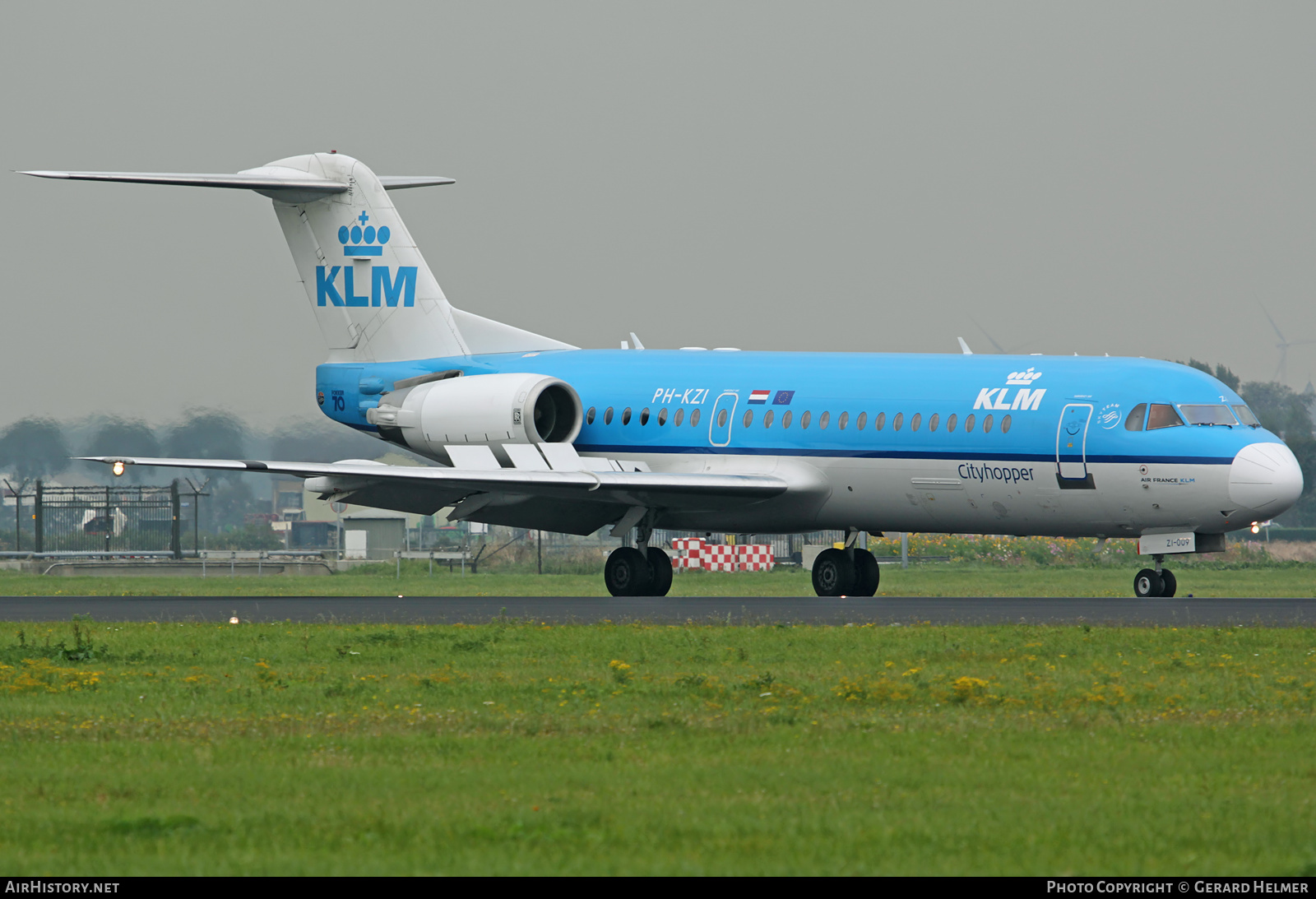 Aircraft Photo of PH-KZI | Fokker 70 (F28-0070) | KLM Cityhopper | AirHistory.net #73450