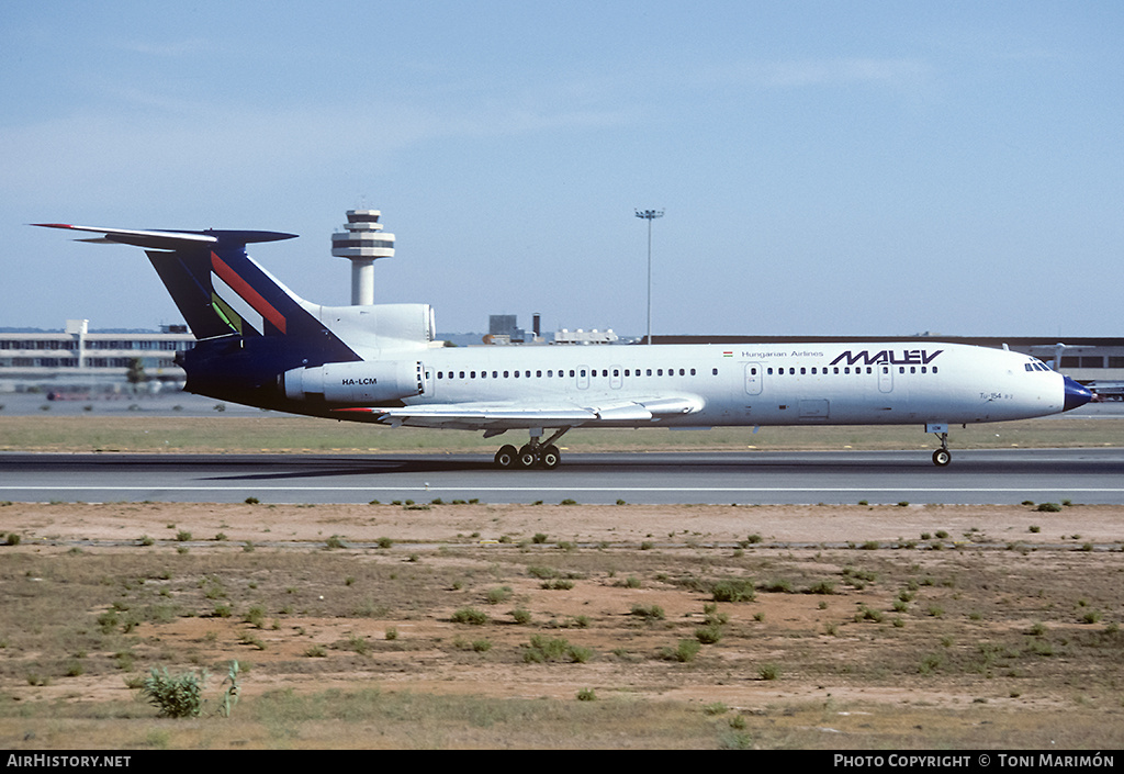 Aircraft Photo of HA-LCM | Tupolev Tu-154B-2 | Malév - Hungarian Airlines | AirHistory.net #73473