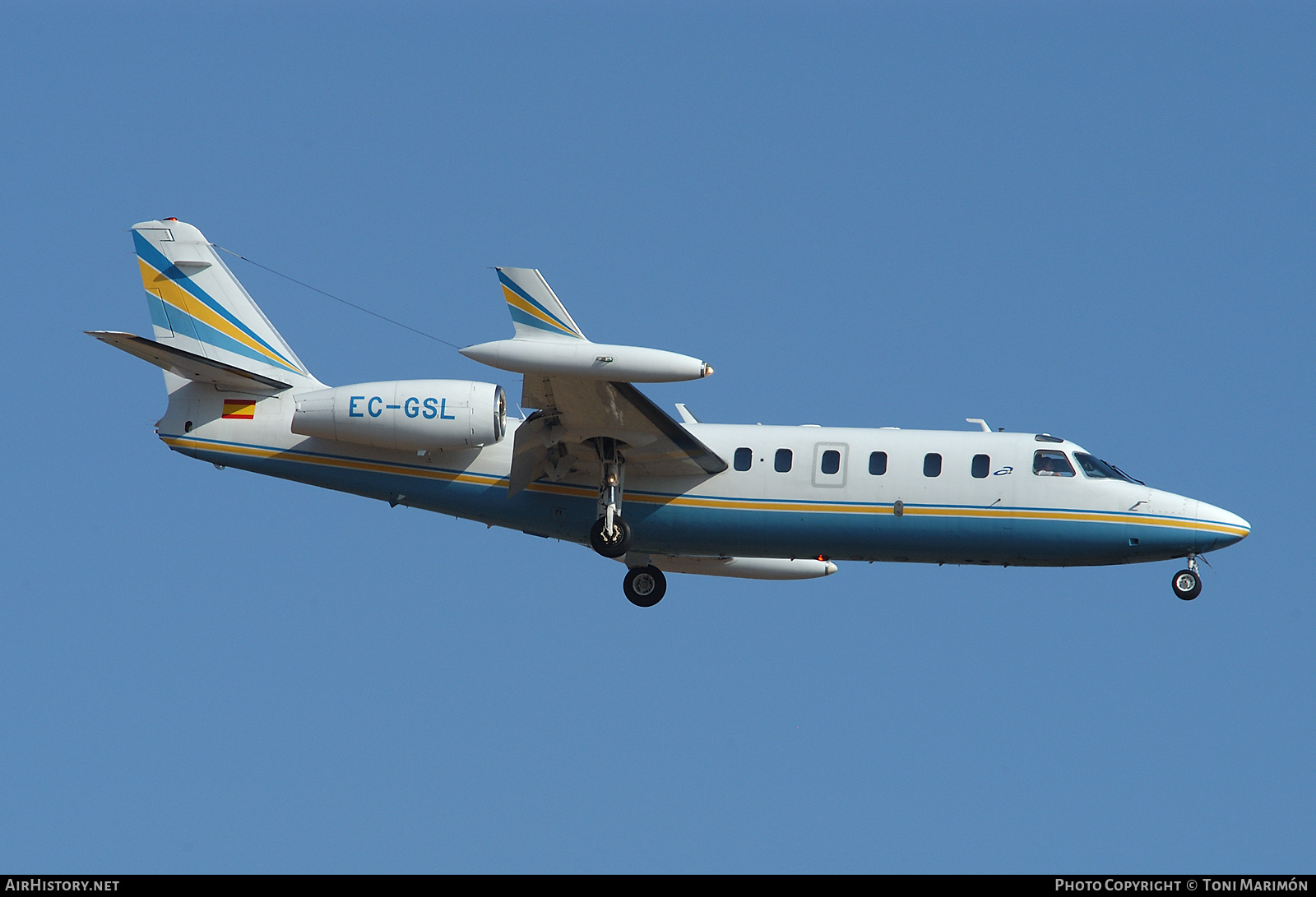 Aircraft Photo of EC-GSL | Israel Aircraft Industries IAI-1124A Westwind 2 | AirHistory.net #73477