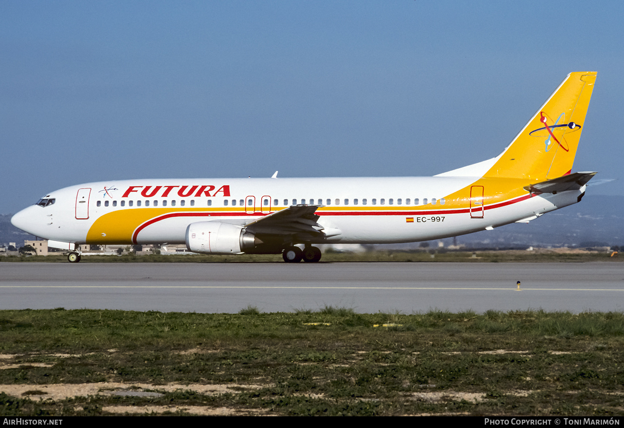 Aircraft Photo of EC-997 | Boeing 737-4S3 | Futura International Airways | AirHistory.net #73478