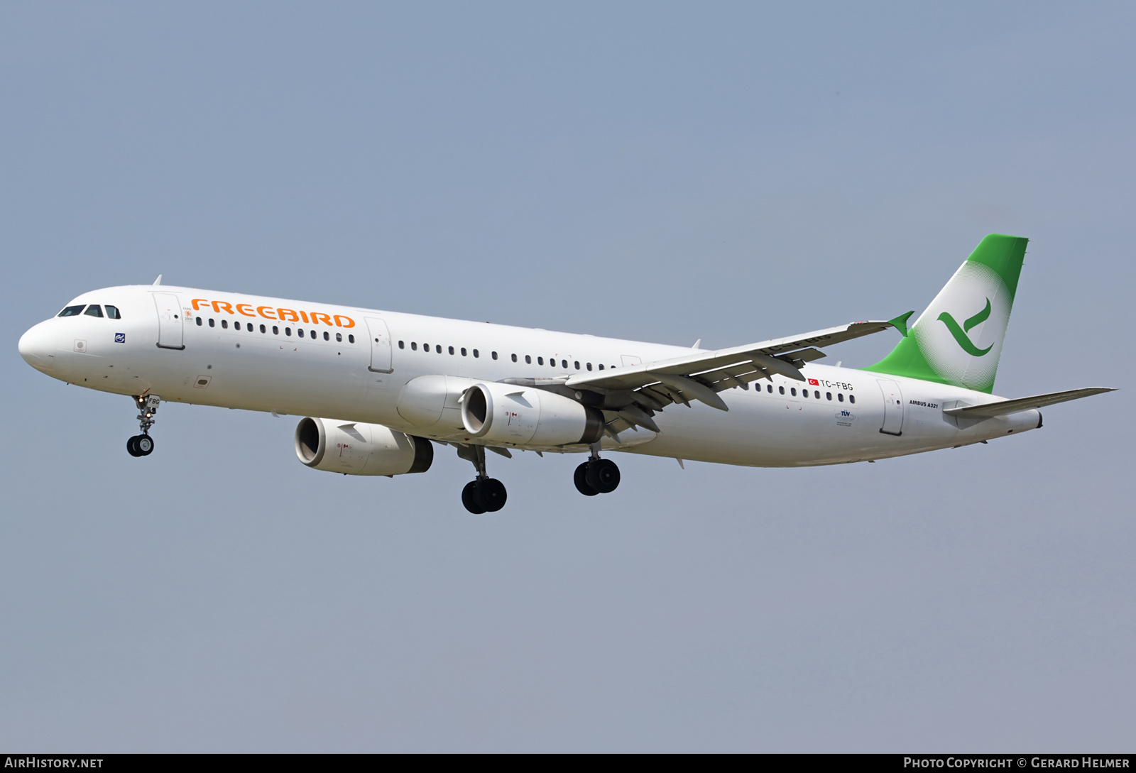 Aircraft Photo of TC-FBG | Airbus A321-131 | Freebird Airlines | AirHistory.net #73488
