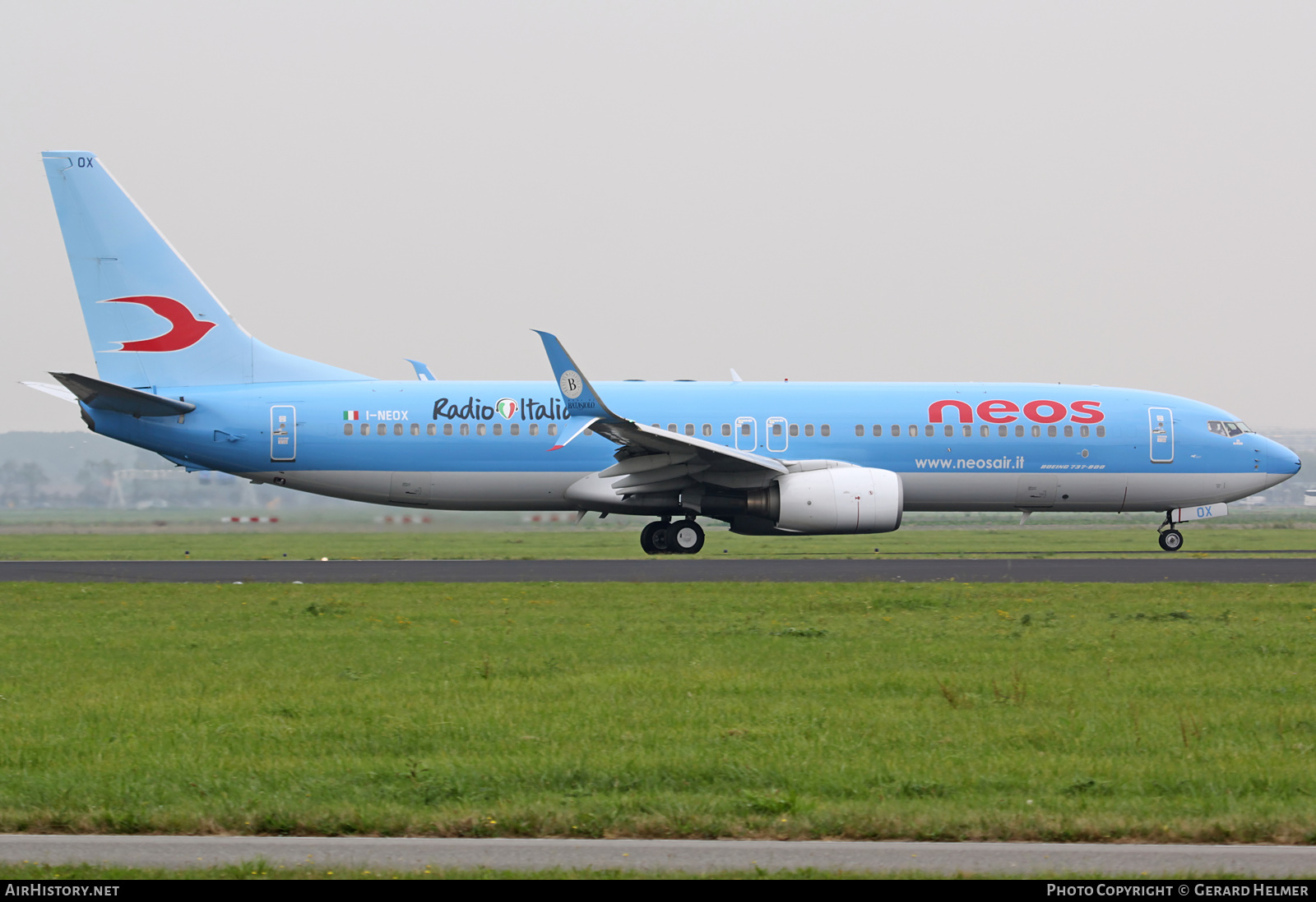 Aircraft Photo of I-NEOX | Boeing 737-86N | Neos | AirHistory.net #73489