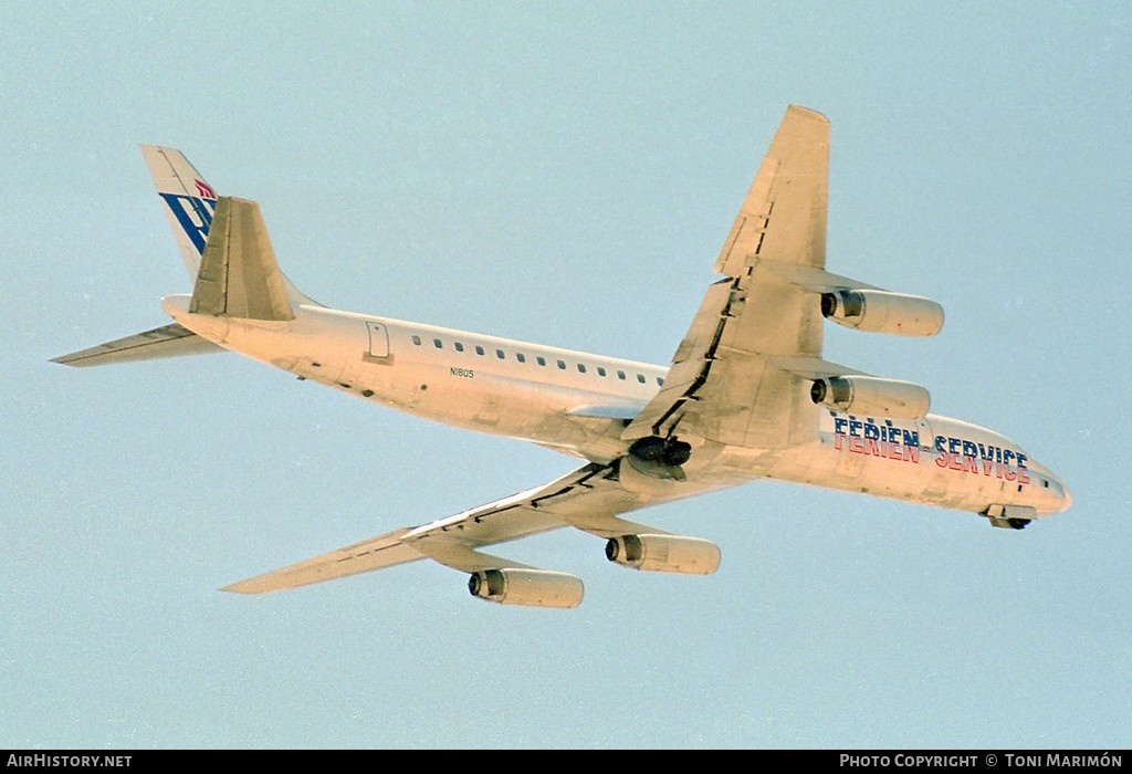 Aircraft Photo of N1805 | McDonnell Douglas DC-8-62 | Ferien Service | AirHistory.net #73495