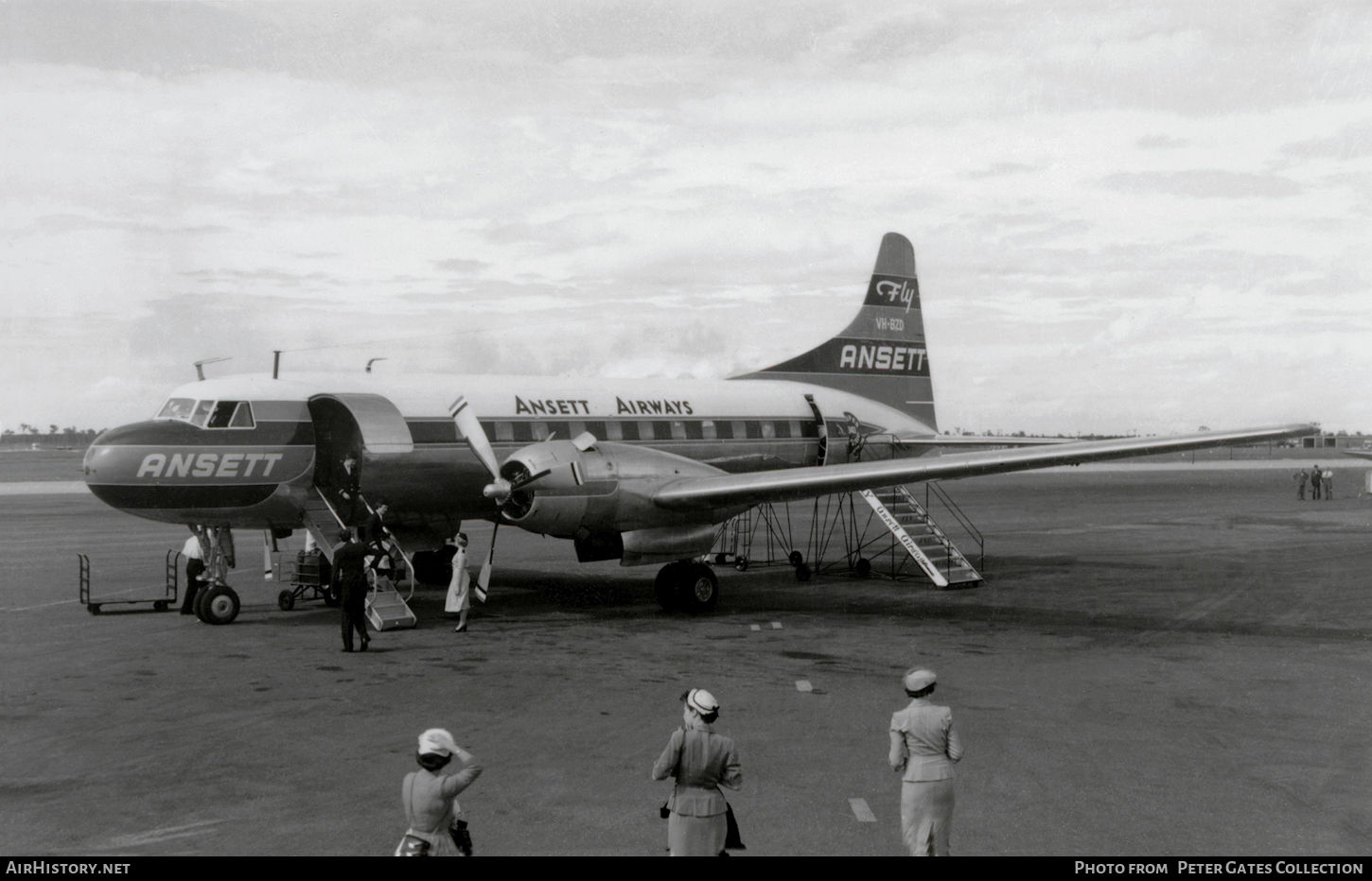 Aircraft Photo of VH-BZD | Convair 340-32 | Ansett Airways | AirHistory.net #73512