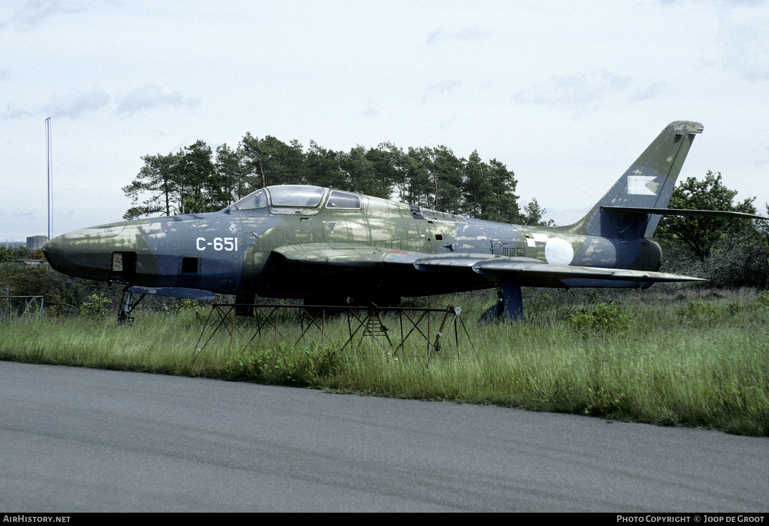 Aircraft Photo of C-651 | Republic RF-84F Thunderflash | Denmark - Air Force | AirHistory.net #73523