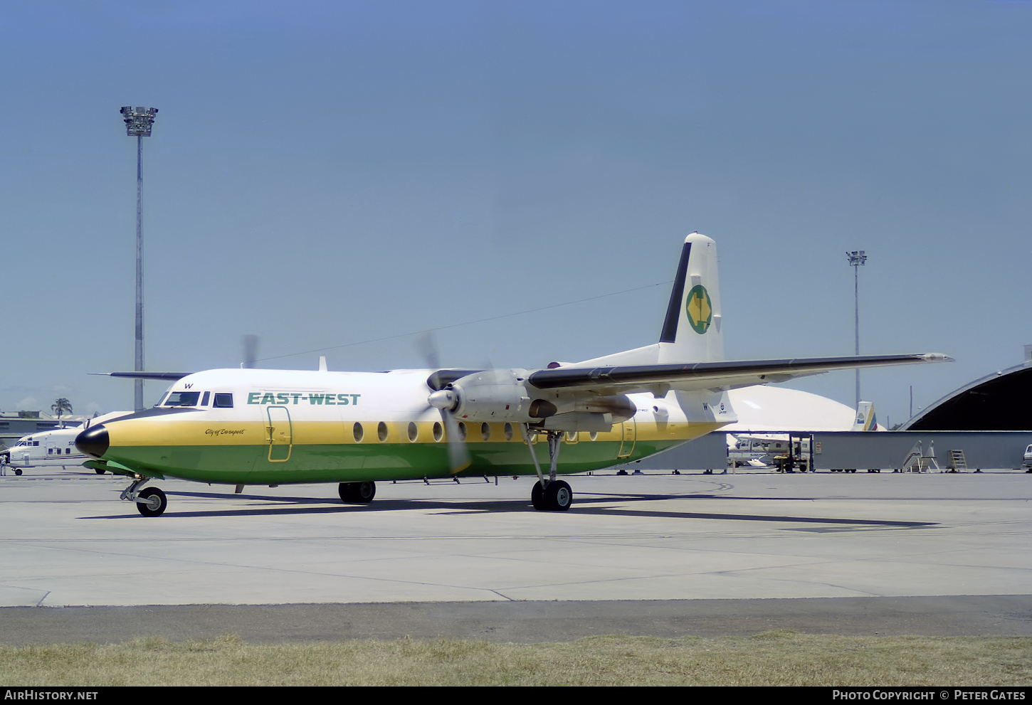 Aircraft Photo of VH-EWW | Fokker F27-500 Friendship | East-West Airlines | AirHistory.net #73527