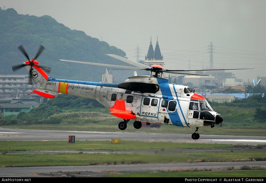 Aircraft Photo of JA6717 | Eurocopter AS-332L1 Super Puma | Nakanihon Air Service | AirHistory.net #73529