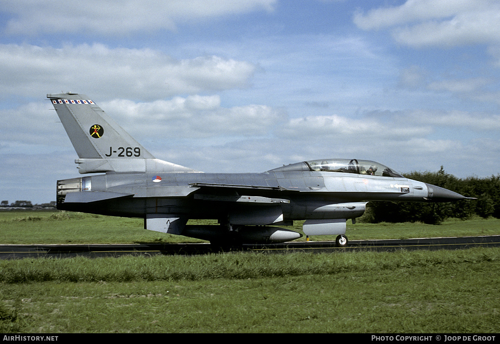 Aircraft Photo of J-269 | General Dynamics F-16B Fighting Falcon | Netherlands - Air Force | AirHistory.net #73542