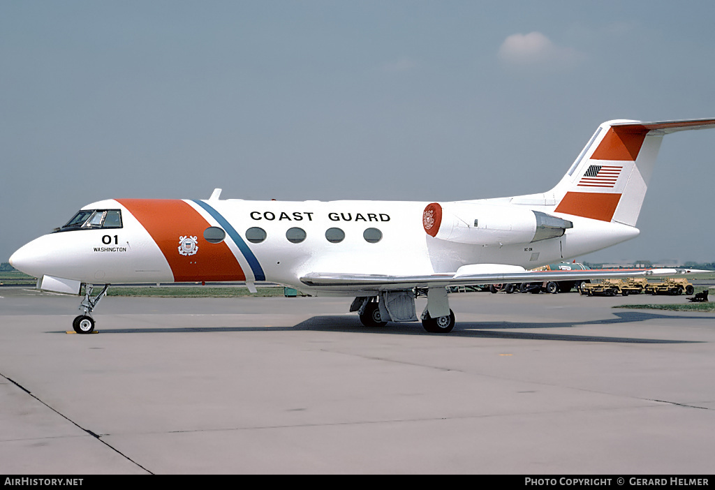 Aircraft Photo of 01 | Grumman VC-11A Gulfstream II (G-1159) | USA - Coast Guard | AirHistory.net #73547