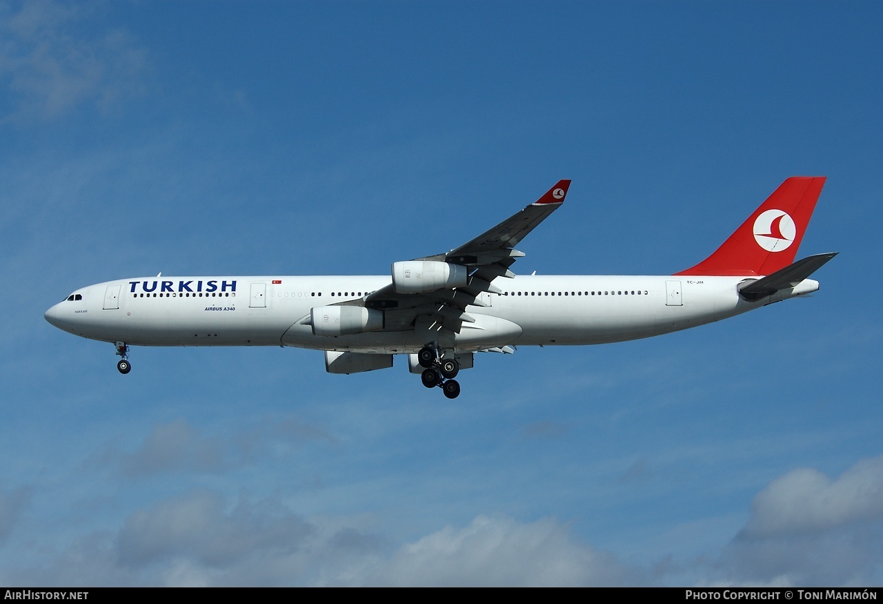 Aircraft Photo of TC-JIH | Airbus A340-313 | Turkish Airlines | AirHistory.net #73557