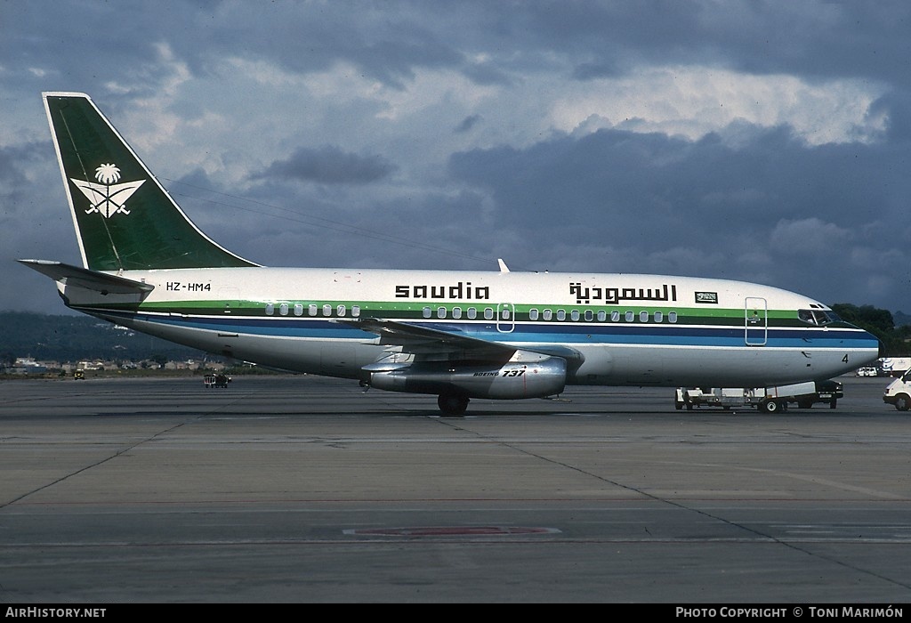 Aircraft Photo of HZ-HM4 | Boeing 737-268/Adv | Saudia - Saudi Arabian Royal Flight | AirHistory.net #73559