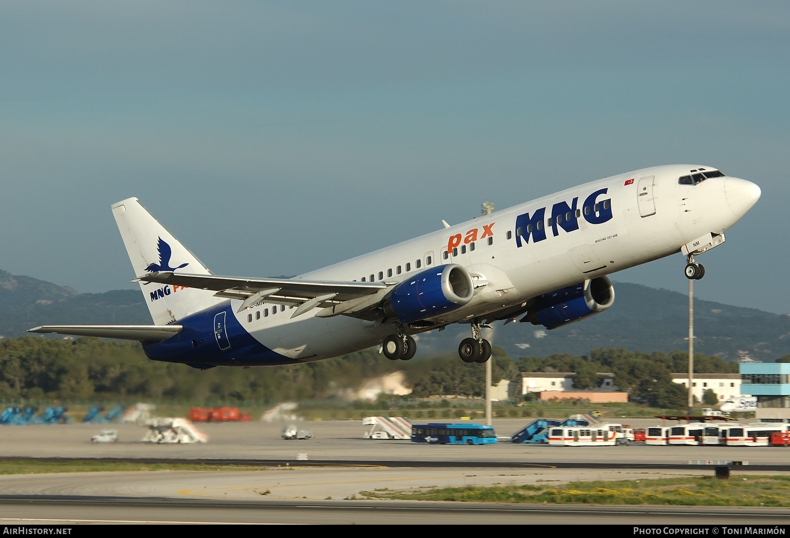 Aircraft Photo of TC-MNM | Boeing 737-4Q8 | MNG Pax | AirHistory.net #73560