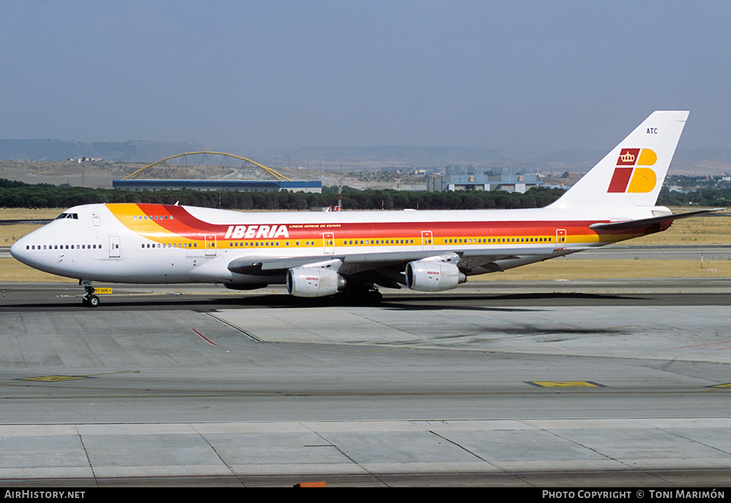 Aircraft Photo of TF-ATC | Boeing 747-267B | Iberia | AirHistory.net #73562