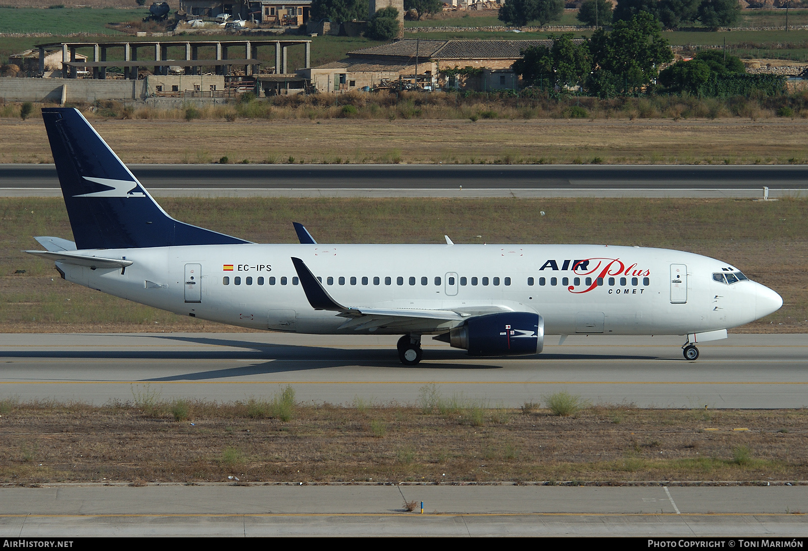 Aircraft Photo of EC-IPS | Boeing 737-33A | Air Plus Comet | AirHistory.net #73569