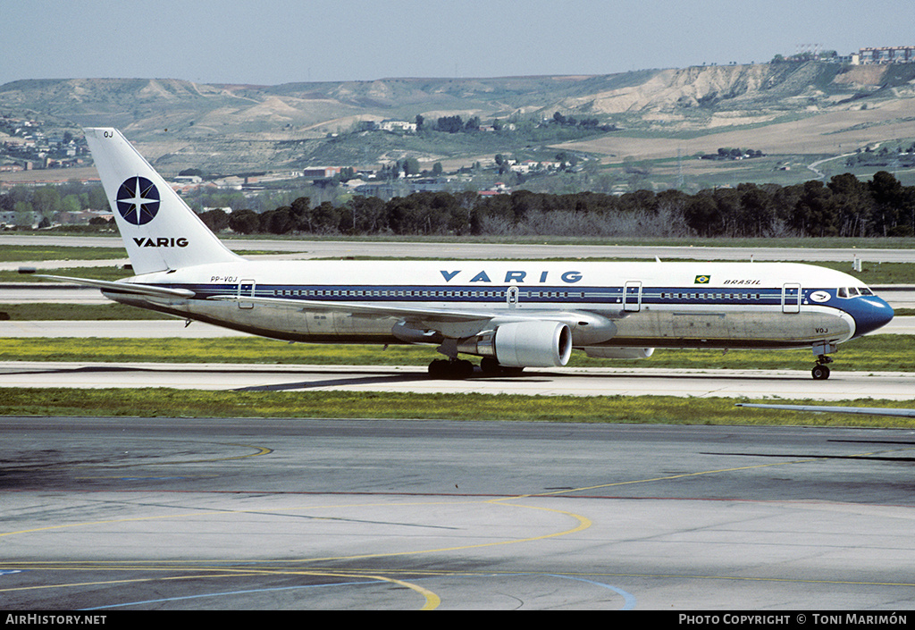 Aircraft Photo of PP-VOJ | Boeing 767-341/ER | Varig | AirHistory.net #73576